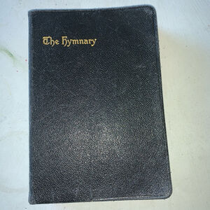 Vintage Hymnal Book - Black and Gold